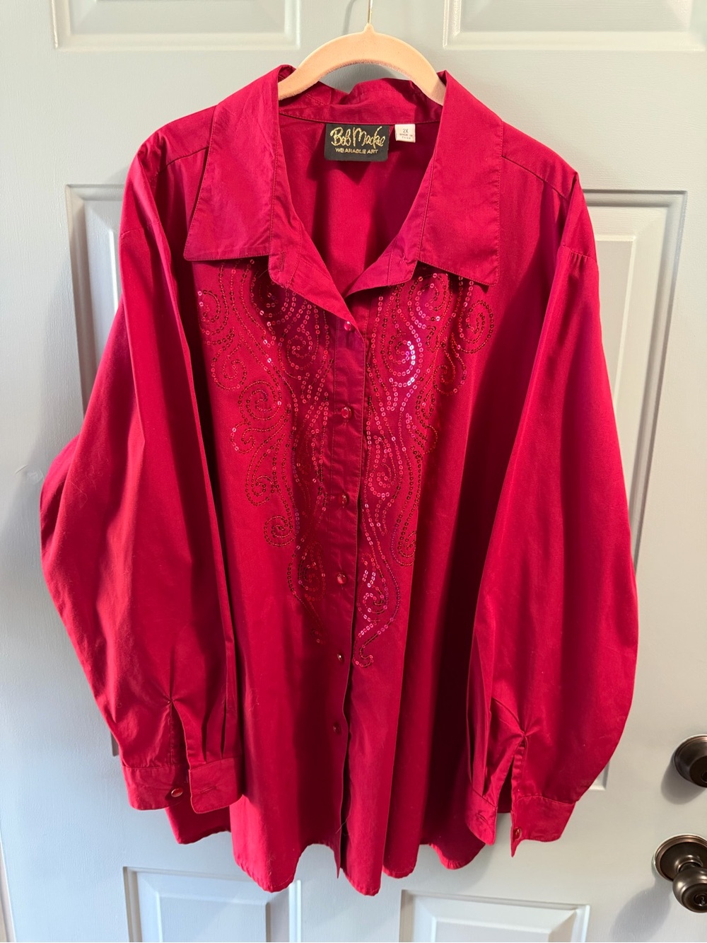 Bob Mackie blouse size 2X